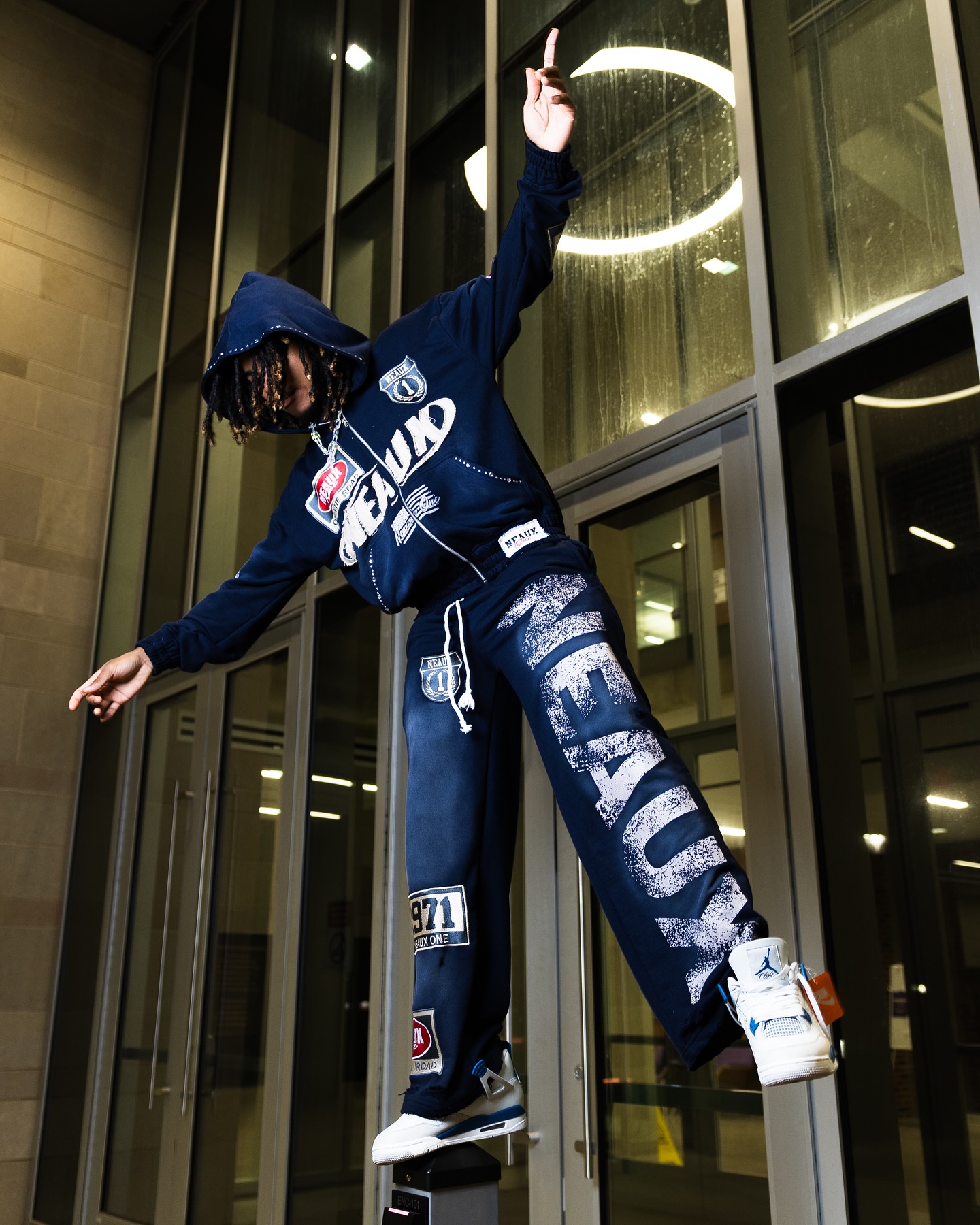 Neaux One Logo Tracksuit (Front View)